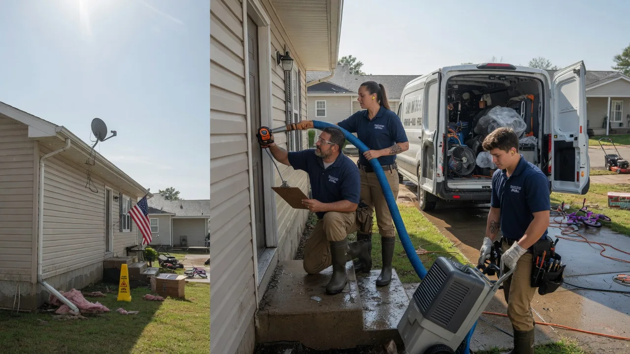 Ceiling Water Damage Restoration in Sunman, IN near me